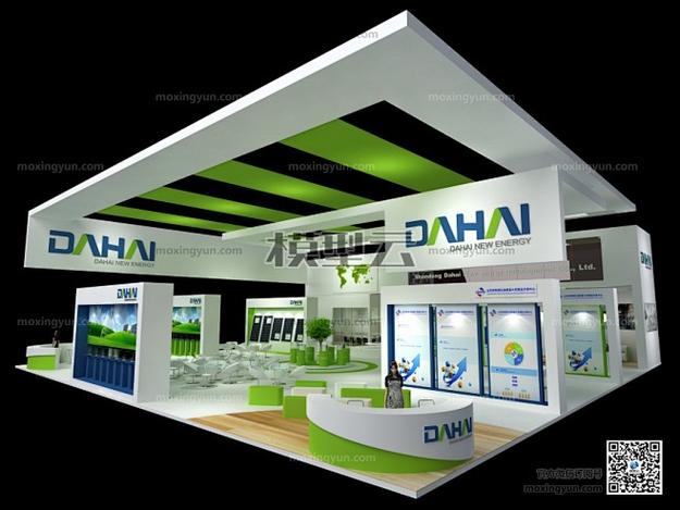 山东休斯石油科技展台3D模型设计 雪鹏科技的数字化展示创新实践